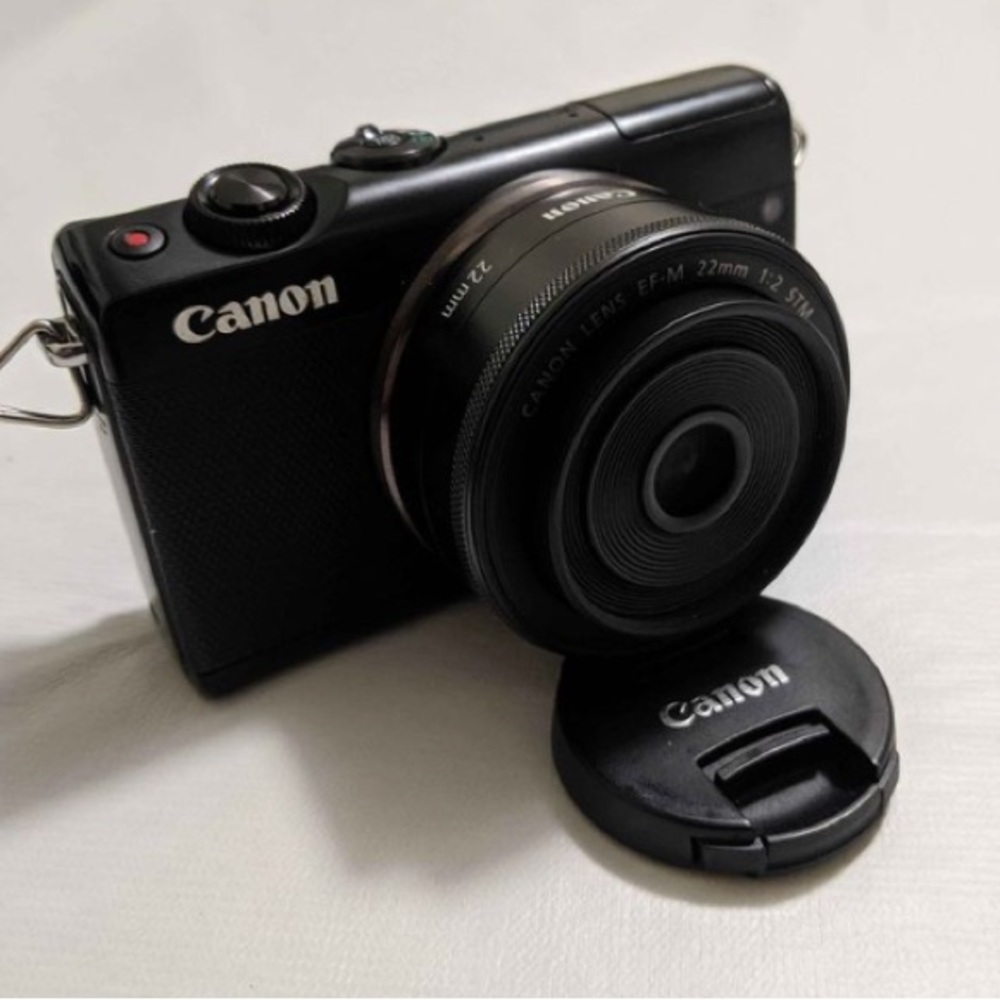 Canon EOS M100 Mirrorless Camera w/ 22mm Lens